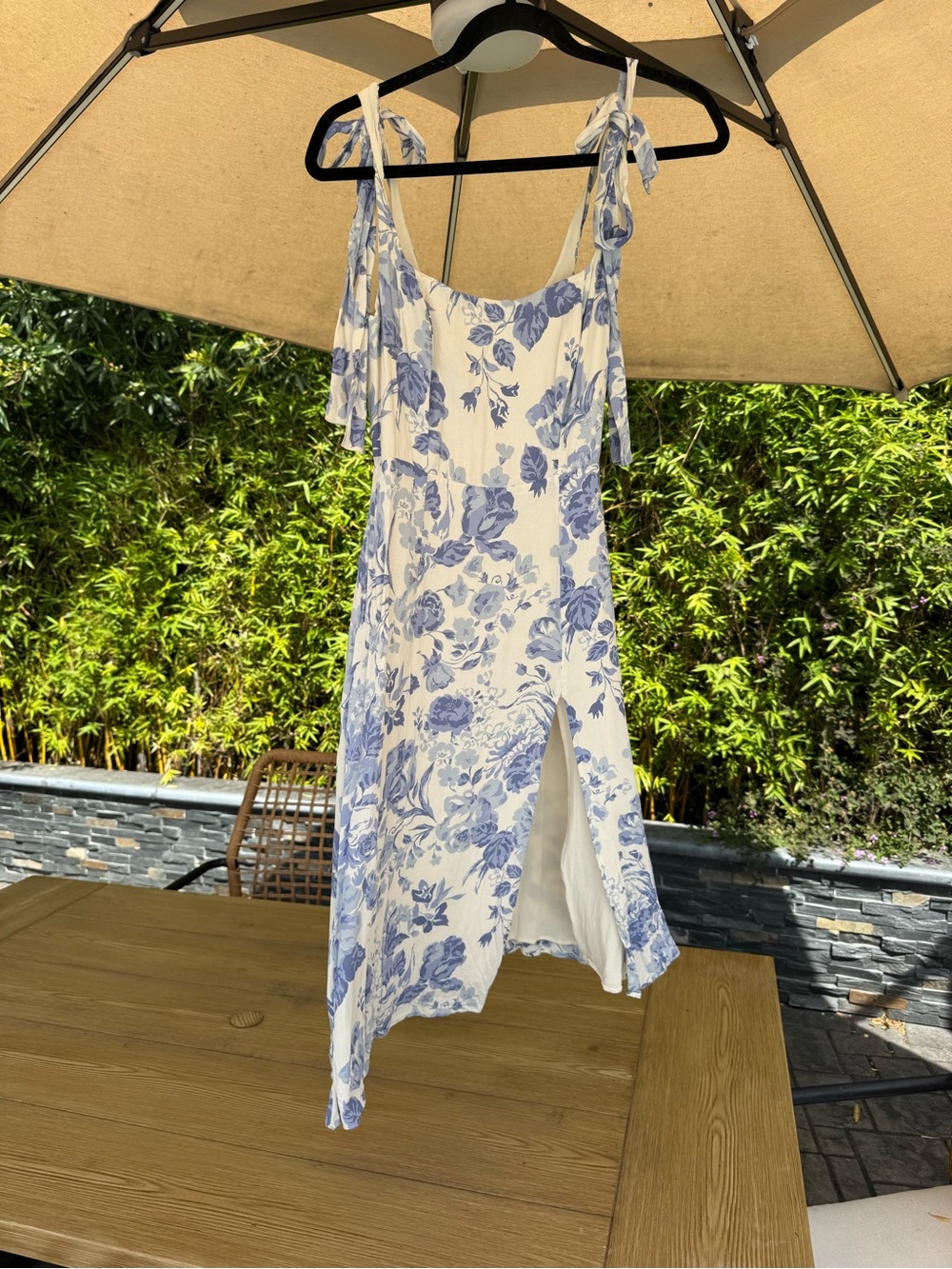 REFORMATION Twilight Floral-Print Midi Dress 4 - Picture 3 of 12